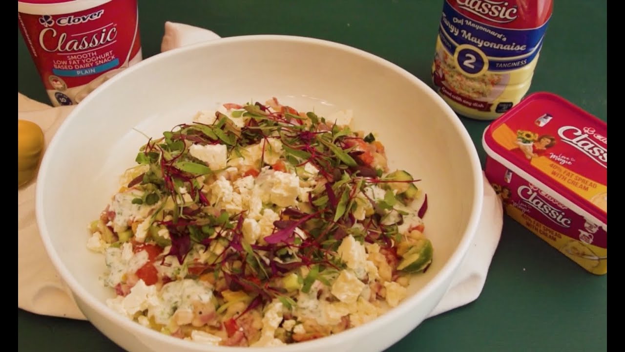Recipe Samp and Bean Summer Salad (CLOVER) YouTube