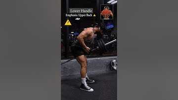 Carve your Body with T-Bar Rows ⚠️ #back