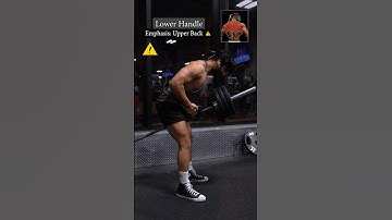 Carve your Body with T-Bar Rows ⚠️ #back