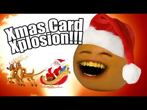 Annoying Orange - Xmas Card Xplosion!!