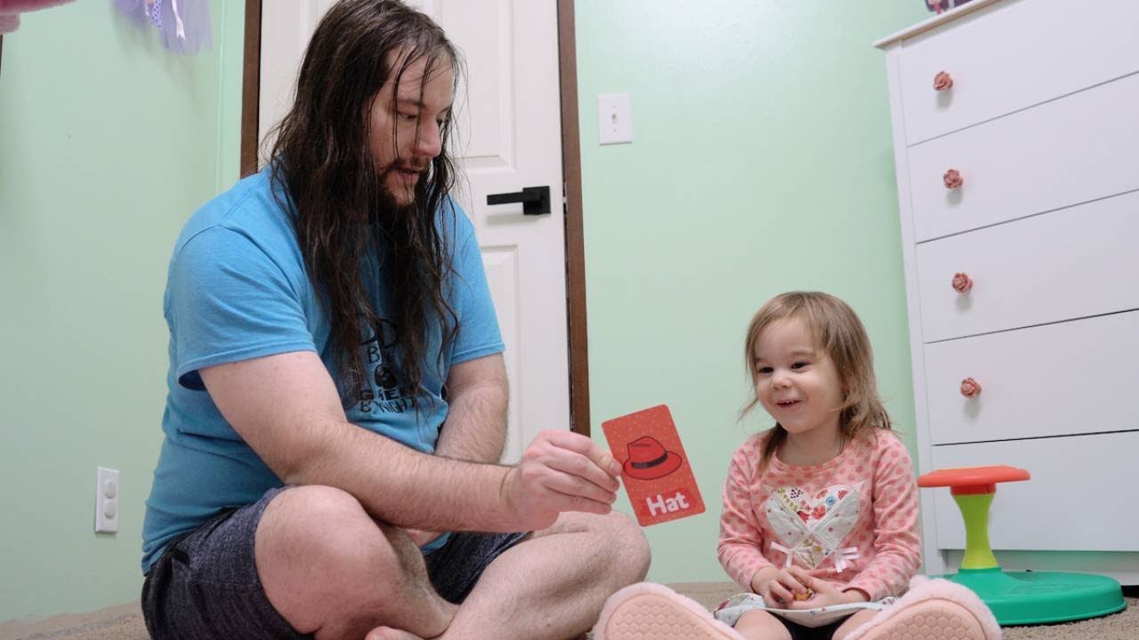 Trying To Work on My Toddlers Speech - YouTube