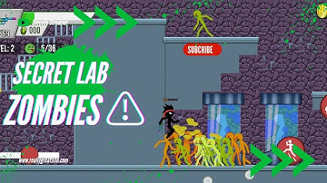 stickman VS Zombie shooter gameplay walkthrough Android part- 5 ( secret lab 🏥) level 36 to 37