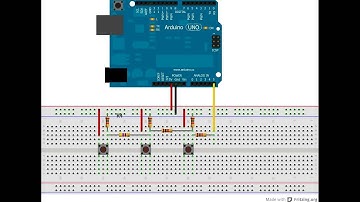 Vários botões em uma única porta analógica