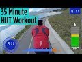 35 Minute Indoor Cycling HIIT Workout | Colorado