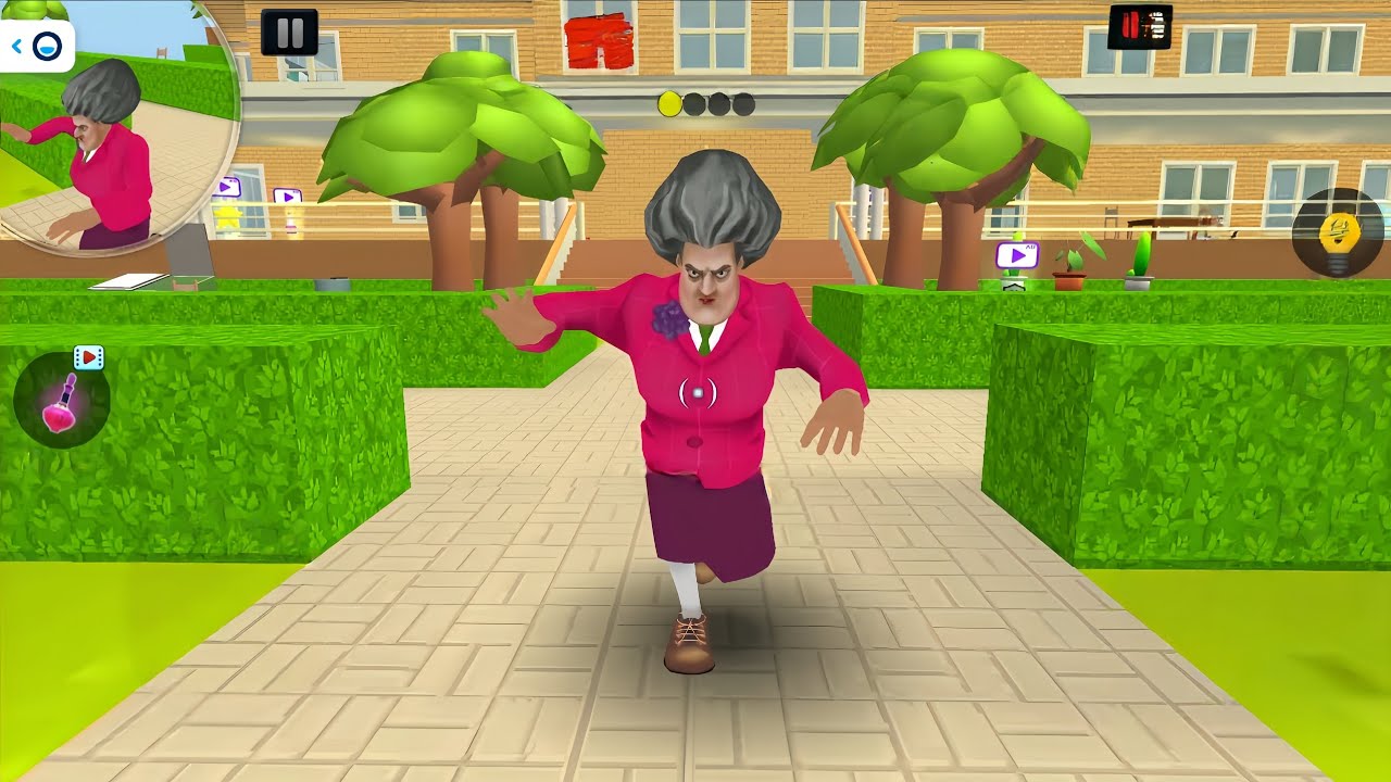 Game Definition Ne Miss T Ko Sikhaya Sabak 😱 scary teacher 3d video poki new update in hindi