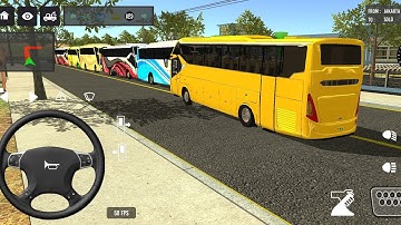 2025 new coach bus simulator 💥 || indonesia bus simulator part-2 #bus #game #simulator #comman  