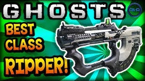 Cod Ghosts Best class setup Ripper PS4