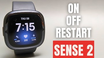 Fitbit Sense 2 - How to Turn On / Off & Force restart