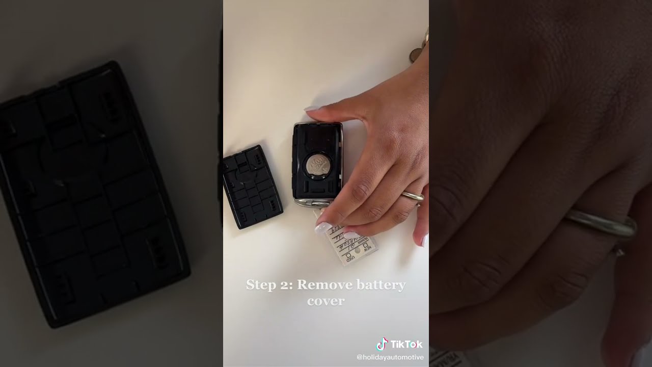 How to change the battery (CR2025) on a Mazda Key Fob side button style