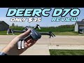 DEERC D70 Mini Foldable WIFI FPV Drone Review | Only $35