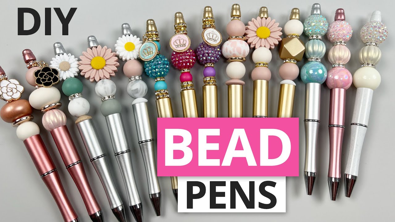 Easy Beaded Pen Tutorial, DIY Beadable Pens