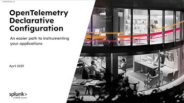 An easier way to configure the OpenTelemetry SDK in your applications | Declarative Configuration