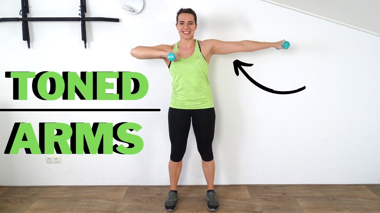 20 Minute TONED ARMS Workout at Home – No Repeating Exercises