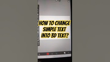 How to change simple text into 3d text? #swatiartlife #ibispaintx #calligraphy