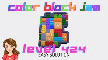 Color Block Jam Level 424 Solution
