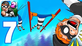 Robbery Bob 2 Gameplay Walkthrough Part 7 | Pilfer Peak Levels 1-10 (iOS, Android) screenshot 4