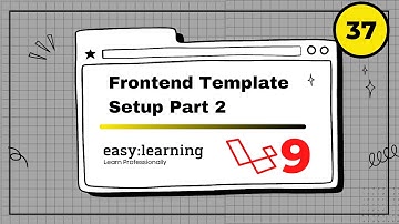 Laravel 9 Project #37 | Frontend Template Setup Part 2