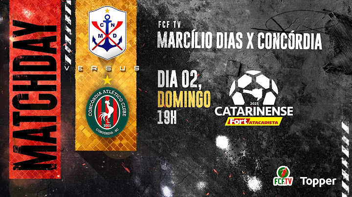 AO VIVO | MARCÍLIO DIAS X CONCÓRDIA | CATARINENSE FORT ATACADISTA 2025