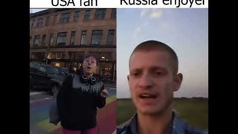 Average USA fan VS Average Russia enjoyer