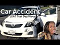 VLOG: I GOT IN A CAR ACCIDENT ON THE WAY TO TAKE THE LSAT... // Re-take the LSAT with Me