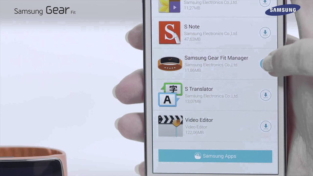 samsung gear fit manager