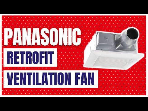 Panasonic FV-0811VF5 WhisperFit EZ Retrofit Ventilation Fan, 80 or 110 CFM