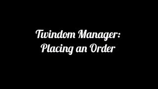 Placing a 3D Print Order through the Twindom Manager