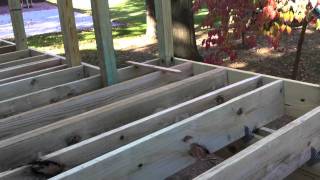 Adding blocking to deck structure Adding blocking to deck structure