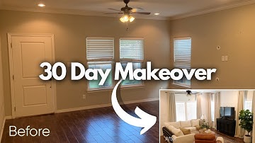DIY EXTREME HOME MAKEOVER [30 Day Transformation!] / Kitchen, Living Room, Dining Room, Laundry Room