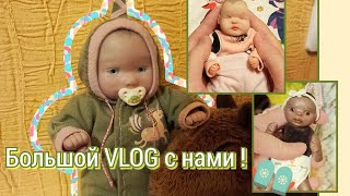 ❄️ VLOG ❄️ мини реборны / приборка / новая одежда / переодевашки с Самирой и Бони