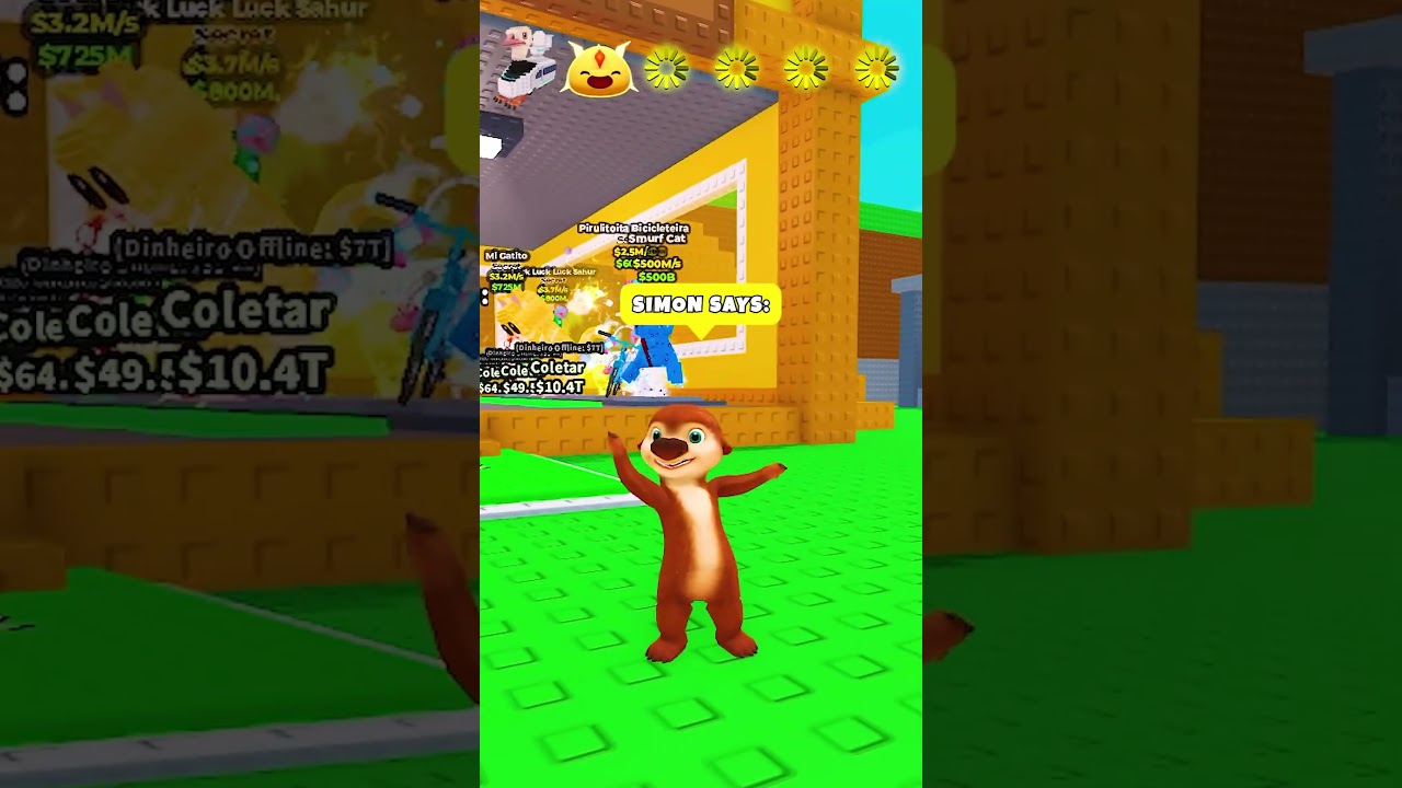 🟢 SIMON SAYS WITH OLLIE! (SWAPPED) #shorts