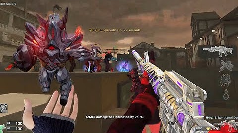 Crossfire NA ( Đột Kích Bắc Mỹ  ) 2.0 : M4A1 S Runesteel Demon - Hero Mode X - Zombie V4