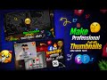How to make professional youtube thumbnails in pixellab  sakib tech thumbnail editing  omg
