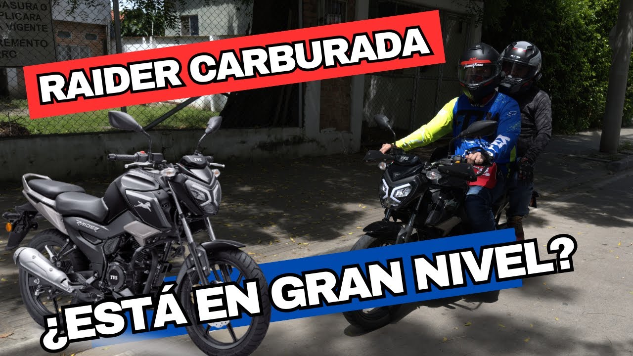 🔴😱 ¿Vale la pena la TVS Raider 125 Carburada? Consumo REAL y todo lo que TIENES que saber