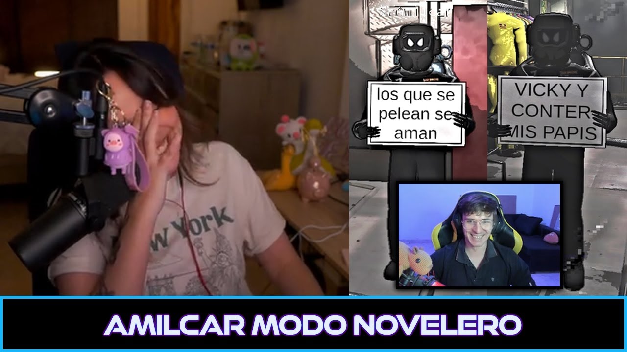 VICKY PRESENCIA EL LADO NOVELERO DE AMILCAR #vickypalami #twitch