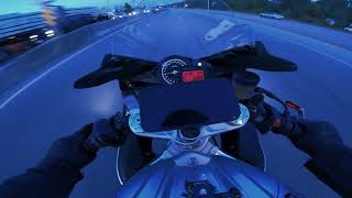 [4K] 2016 Aprilia Rsv4 RF Pure Sound [ 200KM/H ] [ +10k RPM ] [ 12 A.M.]