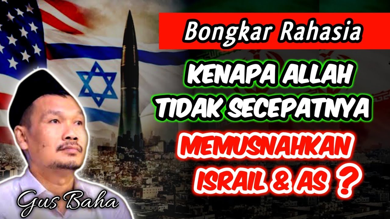 Bungkar Rahasia Kenapa Allah Tidak Secepatnya Memusnahkan Kaum Israil‼️Gus Baha