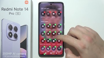 Redmi Note 14 Pro: How to Customize Quick Settings Panel
