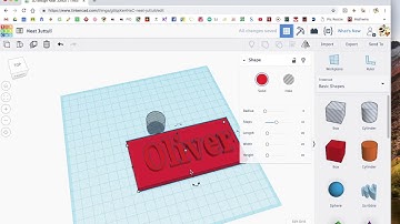 How to make a name tag using Tinkercad
