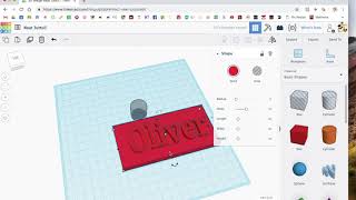 How to make a name tag using Tinkercad