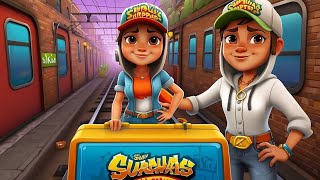 Playing Subway Surfers Continuously 25 minutes.😱😱👍👍🎉🎉😱😱🥳🥳💯💯💥..
