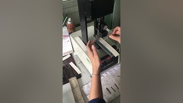 How to use the blade sharpness testing machine