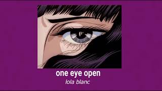 Download Lagu lola blanc - one eye open ( slowed + reverb ) MP3
