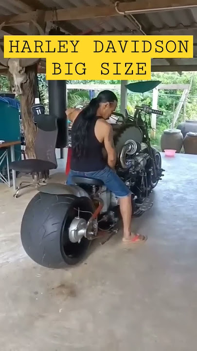 Big Size Harley Davidson Custom Bobber #shorts