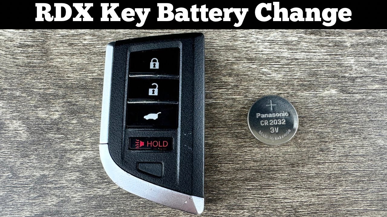 2022 - 2024 ACURA RDX Remote Fob Battery Replacement - How To Change