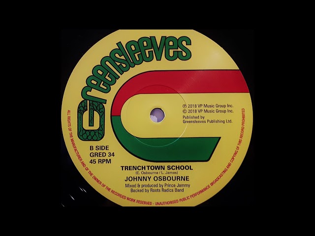 英12” Johnny Osborne Fally Ranking / Trench Town School GRED34 GREENSLEEVES RECORDS /00250 英12” Johnny Osborne Fally Ranking / Trench Town School