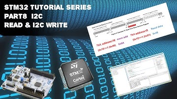 Stm32 I2C READ WRITE | HAL_I2c_Master_Transmit HAL_I2c_Master_Receive |nucleo board| Stm32 tutorial8