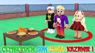 ÇEMBERDEN SON ÇIKAN KAZANIR ! W/BUSE DUYGU W/PAMİR | Roblox Don't leave the circle! | New Minigames