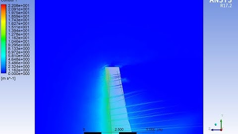 The Design -  Analysis of Turbulent Air Flow Over Monument | Ansys Fluent