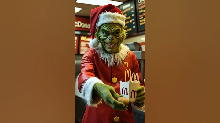 WTF is bro doing 🤣 #ai #aiart #mcdonalds #grinch